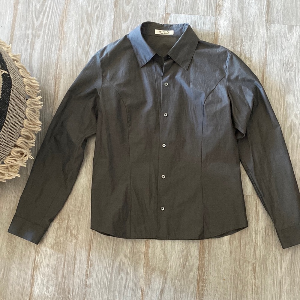 3for$20 Michel Klein | Silk Blend Shirt SzS